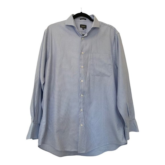Neiman Marcus Other - Neiman Marcus (16.5 34/ 35) light blue 100% Cotton Tuxedo dress‎ Shirt